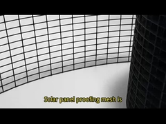 Bird Guard Solar Panel Proofing Mesh With Black Color Pvc Coated