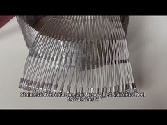 Stainless Steel Cable Mesh Used For animal enclosure, bird aviary, handrail infills, anti-falling sa
