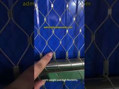 6 Meters Length Wire Rope Flexible Stainless Steel Cable Mesh For Siding Cladding